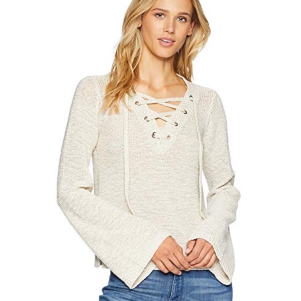 Cupcakes & Cashmere Bell Sleeve Sweater